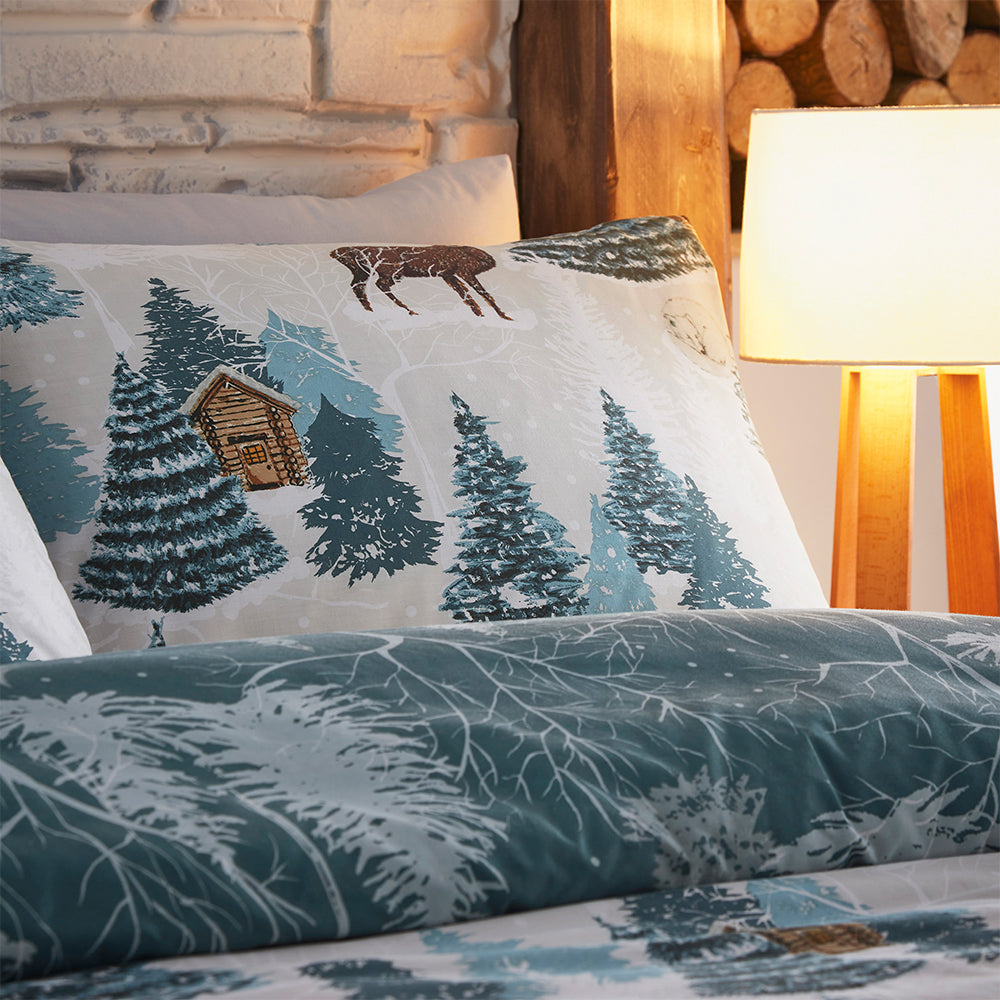 Arcticus Arctic Animal Duvet Cover Set Blue